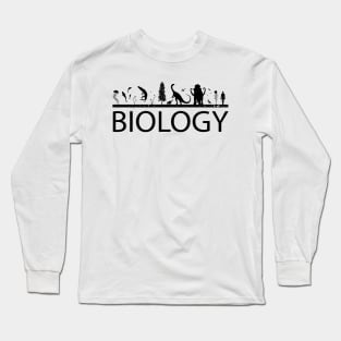 Biology (Black Print) Long Sleeve T-Shirt